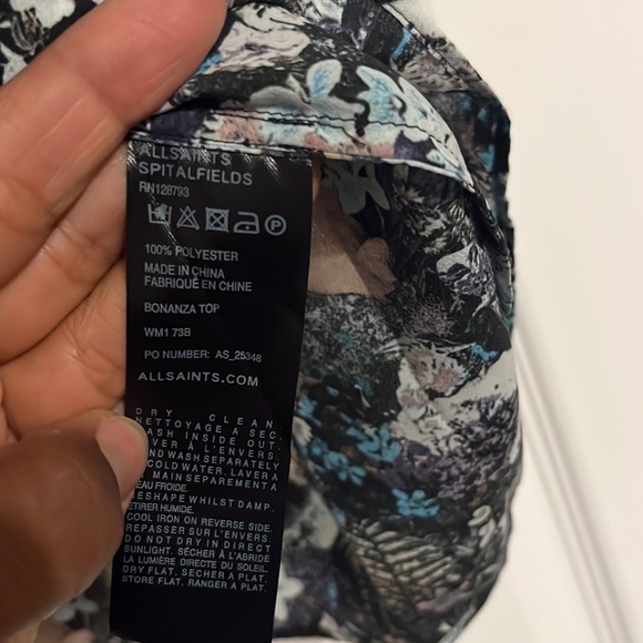 All Saints Crewneck Blouse - Picture 3 of 8